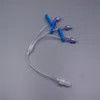 CE&ISO Approved Infusion Set Accessories 3 Way Stopcock with Extension Tube