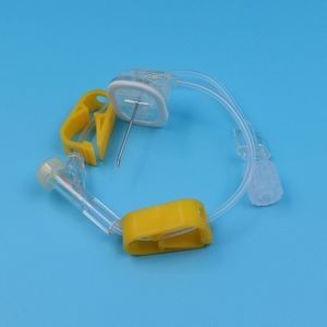 Medical Disposable Sterile Safety Huber Needle with Y Site